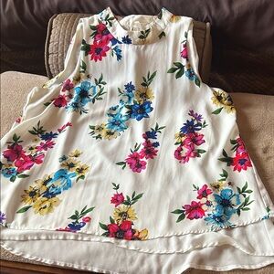 Belletrix Floral Sleeveless Women's Top